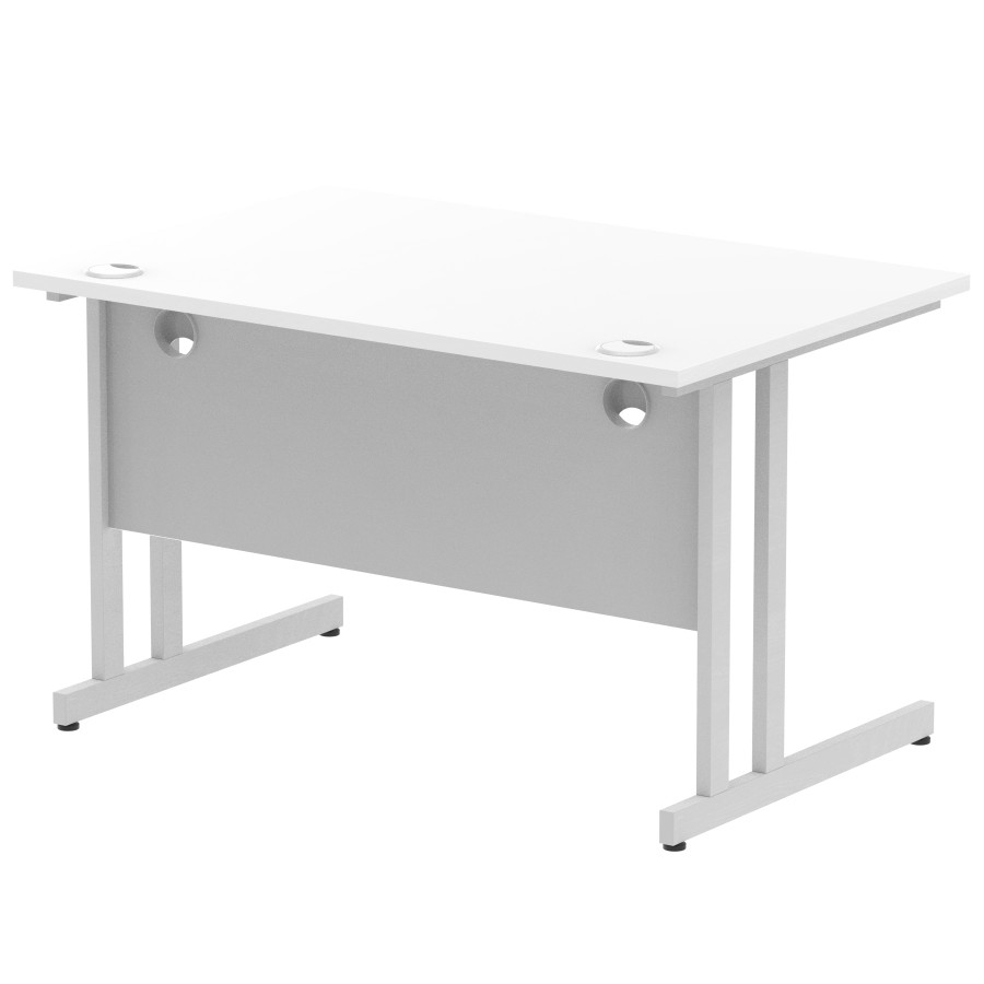 Rayleigh Cantilever 800mm Deep Straight Office Desk